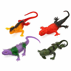 BigBuy Fun Figurines d'animaux Reptile (4 uds)