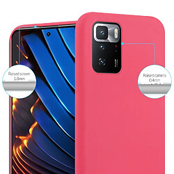 Cadorabo Coque Xiaomi POCO X3 GT Etui en Rouge pas cher