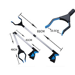 2x Long Pliable Grabber Reacher Litter Picker Pick Up Personnes âgées Reach Tool Daily Living Aids 31.9 ''