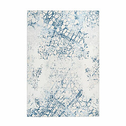 Paris Prix Tapis Effet Délavé à Poils Courts Galaxy VII Bleu 120 x 180 cm