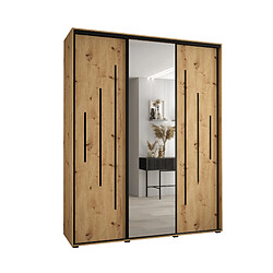 Abiks Meble Armoire Davos 13 À Portes Coulissantes 235,2/190/45 3 Portes