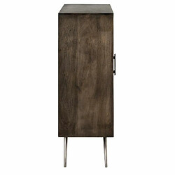 Avis Paris Prix Buffet 2 Portes en Bois Ethnique 113cm Marron