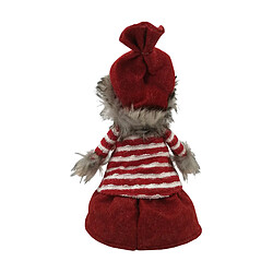 Acheter Mobili Rebecca Elf De Noël Gnome Tissu De Noël Gris Rouge Personnages