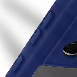 Avizar Coque Oppo A53 et A53s Dos Plexiglas Avant Polymère Contour bleu