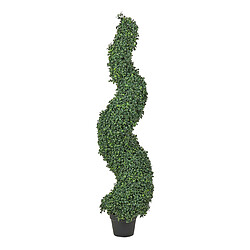 Beliani Plante artificielle BOXWOOD SPIRAL TREE 120 cm