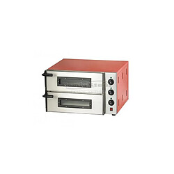 Four à Pizza Electrique Double 2 Pizzas de Ø 45 cm - Combisteel -