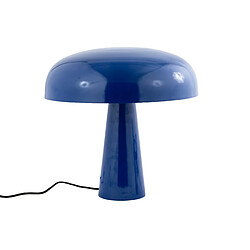 Rendez Vous Deco Lampe Livia en métal bleu foncé