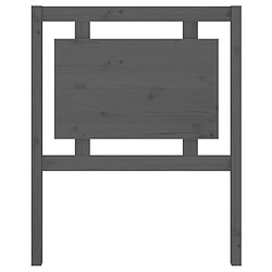 Acheter Maison Chic Tête de lit scandinave pour lit adulte,Meuble de chambre Gris 80,5x4x100 cm Bois massif de pin -MN66827