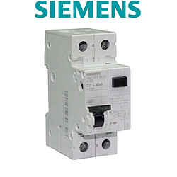 Siemens - Disjoncteur différentiel électrique 30 mA 32 A Type AC