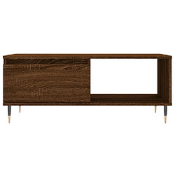 Acheter vidaXL Table basse Chêne marron 90x50x36,5 cm Bois d'ingénierie