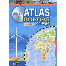 Atlas Bordas collège : édition 2011