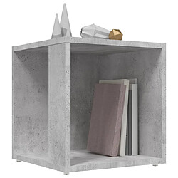 Avis Maison Chic Table d'appoint | Table Basse Gris béton 33x33x34,5 cm Aggloméré -GKD84632