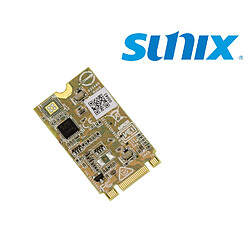 Kalea-Informatique Carte SUNIX M.2. 2 port série RS232 COM DB9 pour port M2 de type PCIe, clé M ou B+M. Grade industriel CHIPSET SUN2410