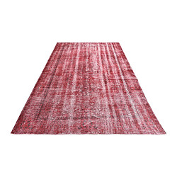 Avis Vidal Tapis de laine 297x175 rouge Ultra Vintage