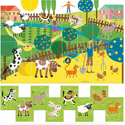 HEADU Puzzle recto verso 8+1 Ma Ferme