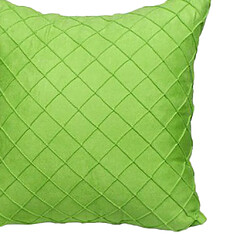 Acheter doux velours soild décoratif carré jet oreiller couvre vert-50x50cm