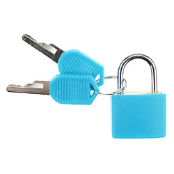 Acheter Mini Cadenas En Acier Valise Cadenas De Voyage Quotidien Avec 2 Clés Bleu