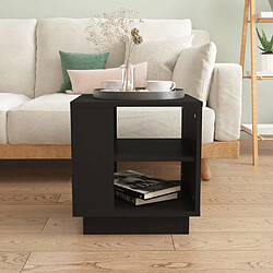 Avis Maison Chic Table basse,Table Console Table d'appoint, Table pour salon Noir 40x40x43 cm Bois d'ingénierie -MN44371