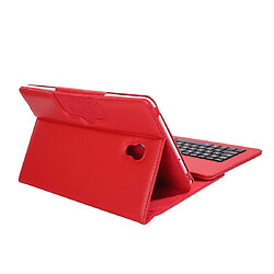 Acheter Wewoo Etui en cuir Bluetooth Clavier détachable SA590 3.0 avec texture Litchi pour Samsung Galaxy Tab A 10.5 pouces T590 / T595avec support Rouge