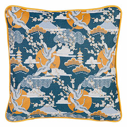 BigBuy Home Coussin Bleu Héron 45 x 10 x 45 cm