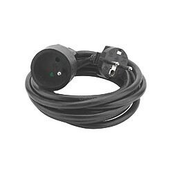 DEBFLEX Rallonge 3 m 16 A noir