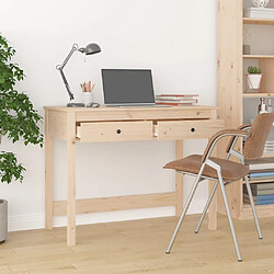 Avis Maison Chic Bureau solide,Table de travail,Bureau d'ordinateur avec tiroirs 100x50x78 cm Bois massif de pin -GKD17469