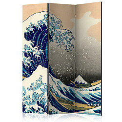 Artgeist Paravent - The Great Wave off Kanagawa [Room Dividers] [135x172]