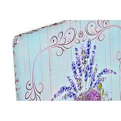 Avis Décoration murale DKD Home Decor Bleu Métal Lavande Shabby Chic (3 Unités)