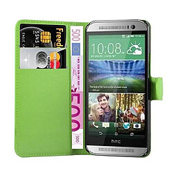 Cadorabo Coque HTC ONE M8 MINI Etui en Vert pas cher