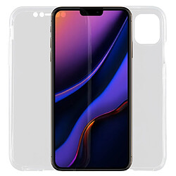 Wewoo Coque Souple Pour iPhone 11 Ultra-mince en TPU Transparent Double Face de Couverture Complète