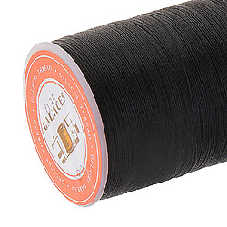 Fil de cire rond de polyester de 0.35mm cousant la couture noire de métier de bricolage