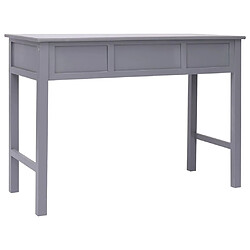 Acheter vidaXL Buffet Gris 108x45x76 cm Bois de Paulownia massif