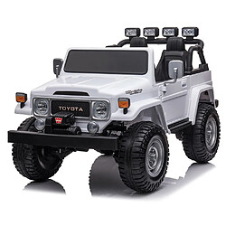 Ataa S316 Toyota FJ40 24v pour 2 enfants Blanc