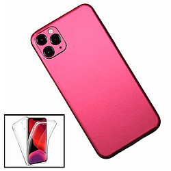 PHONECARE Kit Film arrière Full-Edged SurfaceStickers + Coque 3x1 360° Anti Choc pour iPhone 7 - rose