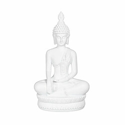 BigBuy Home Figurine Décorative Blanc Buda 19,2 x 12 x 32,5 cm