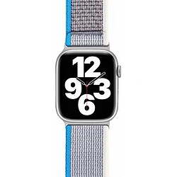 Bracelet Trail compatible avec Apple Watch 42-44-45-49mm Gris et Bleu Bigben