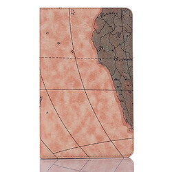 Wewoo Housse Coque Etui en cuir avec rabat horizontal Texture Map pour Galaxy Tab A 8 2019 P200 / P205avec porte-cartes et porte-cartesavec aléatoire