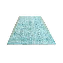 Avis Vidal Tapis de laine 267x163 turquoise Ultra Vintage