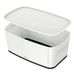 Boîte de rangement avec couvercle Leitz MyBox WOW Noir Blanc ABS (31,8 x 12,8 x 19,1 cm)