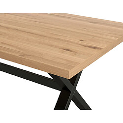 Avis Lisa Design Woody - table à manger - chêne et hêtre massif - 180 cm