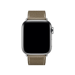 Avis Wewoo Pour Apple Watch 3/2/1 Generation Cross Band en cuir universel de 38 mm Gris