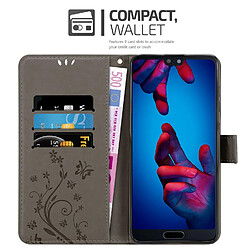 Avis Cadorabo Coque Huawei P20 Etui en Gris