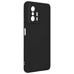 Avizar Coque Xiaomi 11T et 11T Pro Silicone Semi-rigide Soft-touch Fine noir