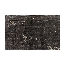 Vidal Tapis de laine 287x188 noir Vintage Royal pas cher