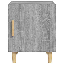 Acheter Maison Chic Lot de 2 Tables de chevet - Tables de Nuit Sonoma gris Bois d'ingénierie