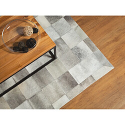 Avis Beliani Tapis gris avec motif quadrillé 160 x 230 cm ALACAM