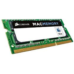 Corsair CMSA4GX3M1A1066C7 Apple Mac 4GB (1x4GB) DDR3 1066Mhz CL7 Mémoire pour ordinateur portable SODIMM pour produits Apple.