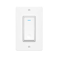 Wewoo Interrupteur tactile Smart Wall WiFi de type 120prise américaine blanc