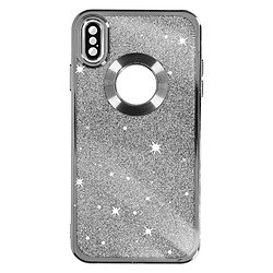 Avizar Coque iPhone X et XS Paillette Argent