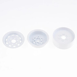 Acheter Paquet de 4 roues 1.9 Beadlock Jantes pour 1/10 RC Crawler White Circle